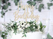 Picture of CAKE TOPPER HAPPY BIRTHDAY WOODEN 16.5CM